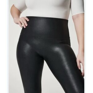 3X Spanx Faux Leather Leggings